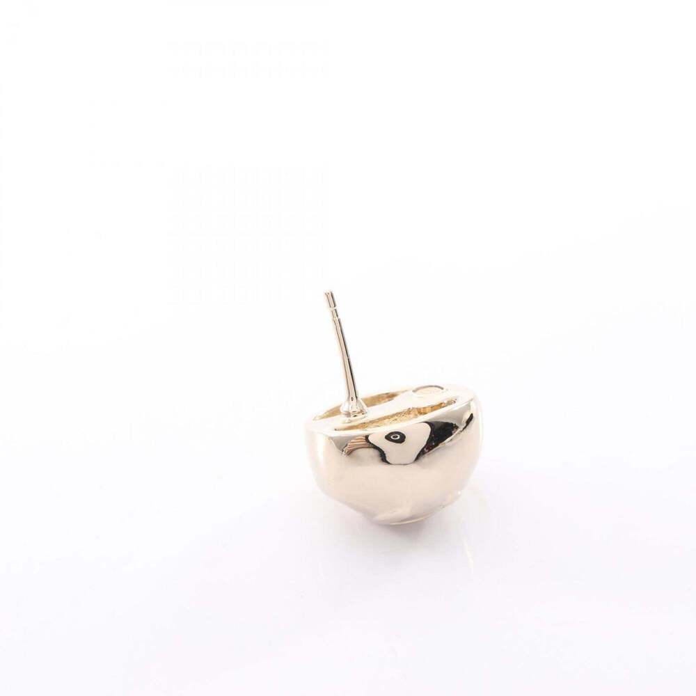 CHANEL Authentic Gold Logo Earrings - Picture 5 of 6
